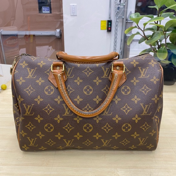 ✨SOLD ✨ULTRA RARE AUTHENTIC LOUIS VUITTON SPEEDY 30 BON VOYAGE EDT FRENCH CO✨ - Picture 1 of 13